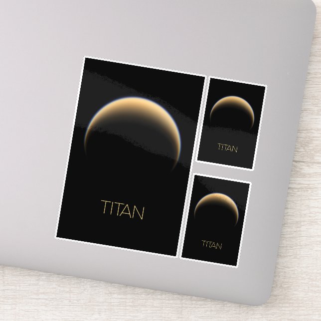 Outer Space, Cosmos, Solar System, Moon Titan (Detail)