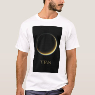 Outer Space, Cosmos, Solar System, Moon Titan T-Shirt
