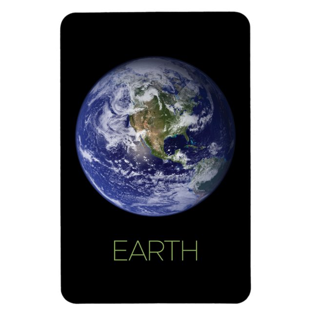 Outer Space, Cosmos, Solar System, Planet Earth Magnet (Vertical)