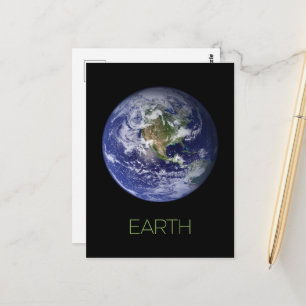 Outer Space, Cosmos, Solar System, Planet Earth Postcard
