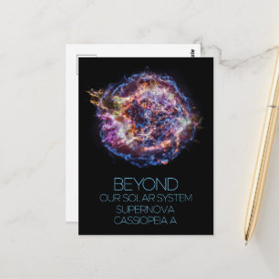 Outer Space, Cosmos, Supernova Cassiopeia A Postcard