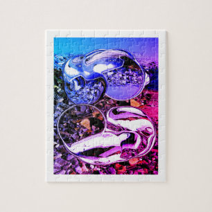 Outer space debris art jigsaw puzzle