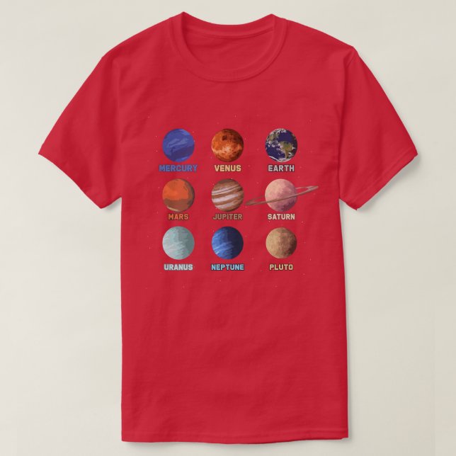 Outer Space Exploration Science Science Fan Premiu T-Shirt (Design Front)