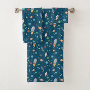 Outer Space Fun Bath Towel Set