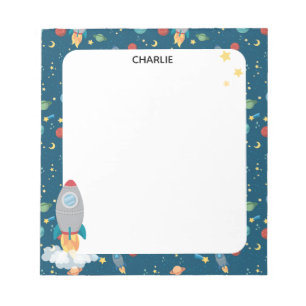 Outer Space Fun notepad