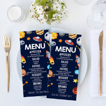 Outer Space Galaxy Birthday Party Food