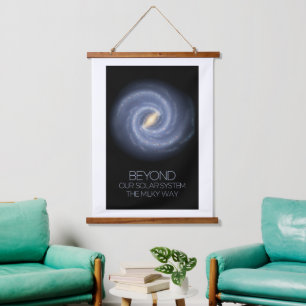 Outer Space, Galaxy, Milky Way, Cosmos, Universe Hanging Tapestry
