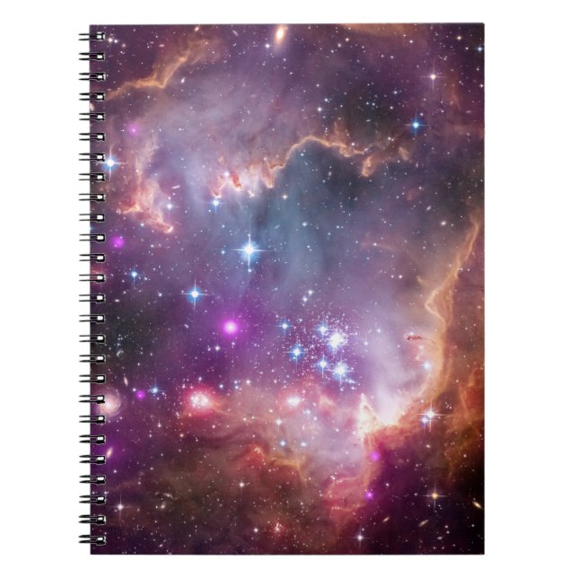 Outer Space Galaxy Milky Way Stars Notebook (Front)
