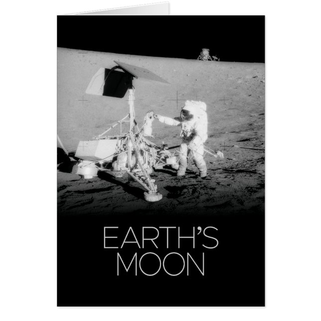 Outer Space, Galaxy, Solar System, Earth's Moon (Front)