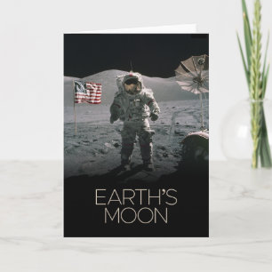 Outer Space, Galaxy, Solar System, Earth's Moon Card