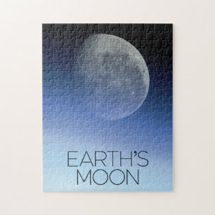 Outer Space, Galaxy, Solar System, Earth's Moon Jigsaw Puzzle