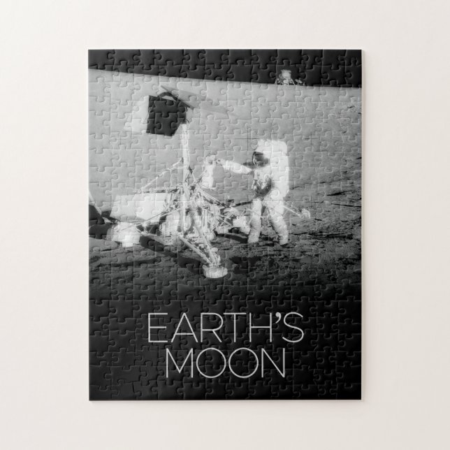 Outer Space, Galaxy, Solar System, Earth's Moon Jigsaw Puzzle (Vertical)