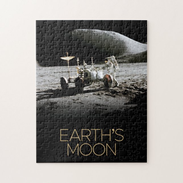 Outer Space, Galaxy, Solar System, Earth's Moon Jigsaw Puzzle (Vertical)