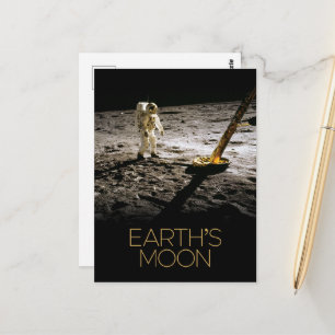 Outer Space, Galaxy, Solar System, Earth's Moon Postcard