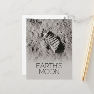 Outer Space, Galaxy, Solar System, Earth's Moon Postcard