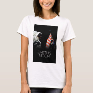 Outer Space, Galaxy, Solar System, Earth's Moon T-Shirt