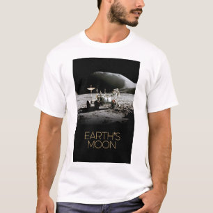 Outer Space, Galaxy, Solar System, Earth's Moon T-Shirt