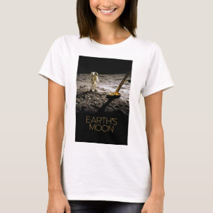 Outer Space, Galaxy, Solar System, Earth's Moon T-Shirt