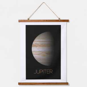 Outer Space, Galaxy, Solar System, Planet Jupiter Hanging Tapestry