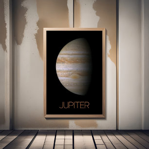 Outer Space, Galaxy, Solar System, Planet Jupiter Photo Print