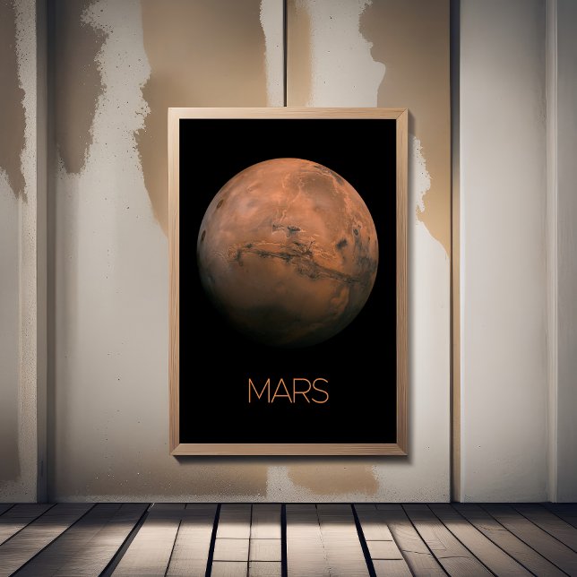 Outer Space, Galaxy, Solar System, Planet Mars Photo Print (Creator Uploaded)