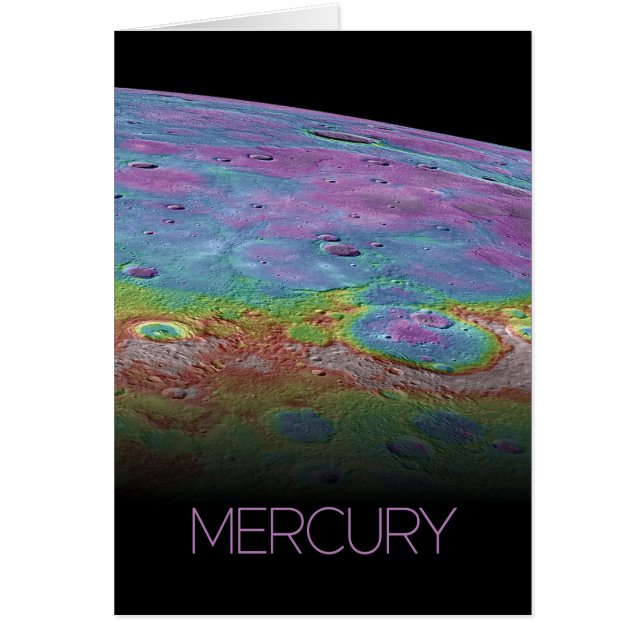 Outer Space, Galaxy, Solar System, Planet Mercury (Front)