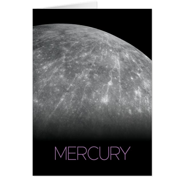 Outer Space, Galaxy, Solar System, Planet Mercury (Front)