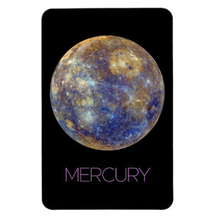 Outer Space, Galaxy, Solar System, Planet Mercury Magnet