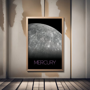 Outer Space, Galaxy, Solar System, Planet Mercury Photo Print