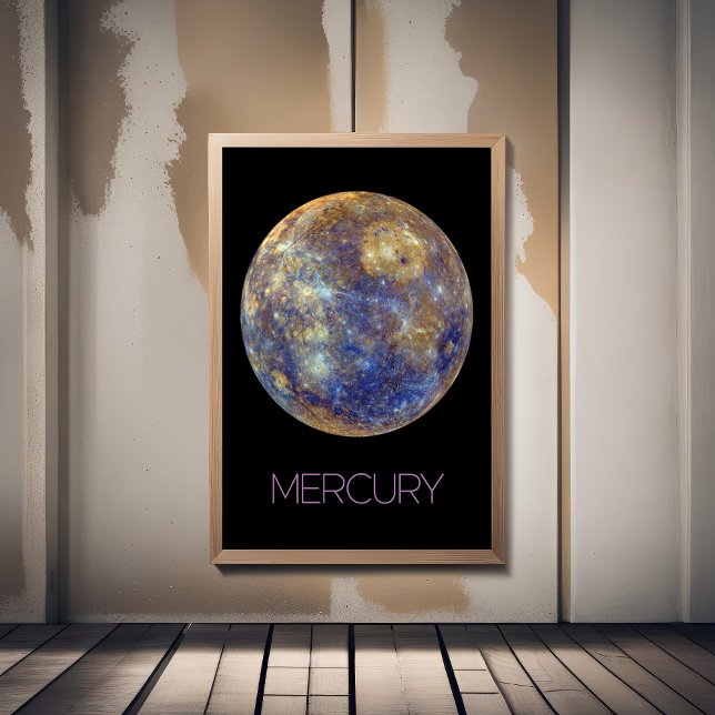 Outer Space, Galaxy, Solar System, Planet Mercury Poster (Creator Uploaded)