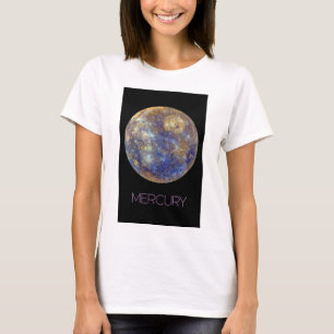 Outer Space, Galaxy, Solar System, Planet Mercury T-Shirt