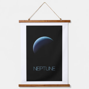 Outer Space, Galaxy, Solar System, Planet Neptune Hanging Tapestry