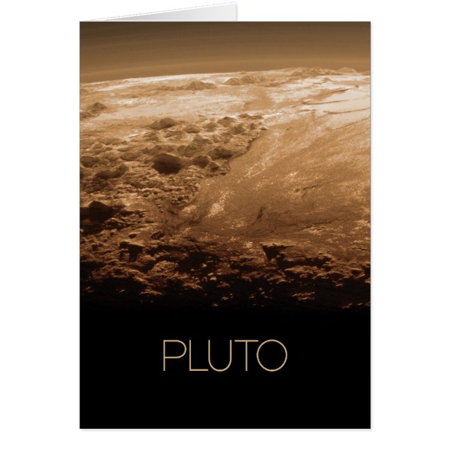 Outer Space, Galaxy, Solar System, Planet Pluto (Front)