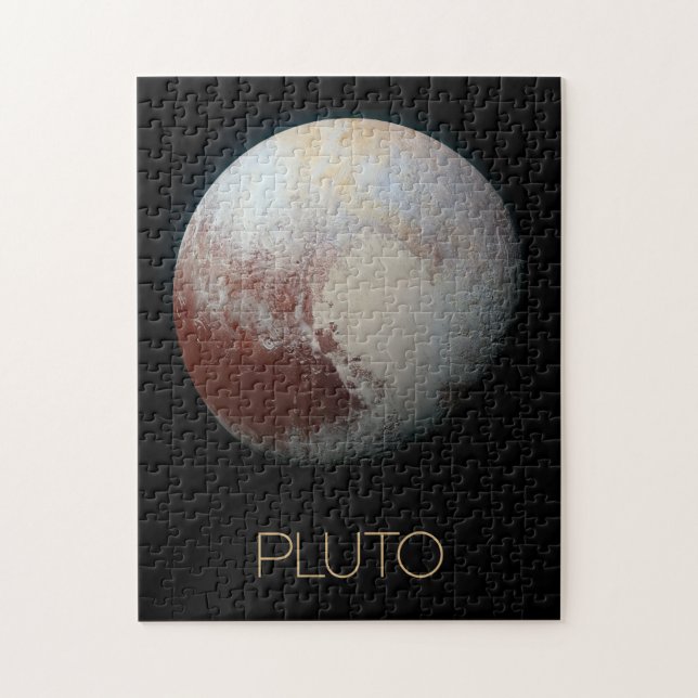 Outer Space, Galaxy, Solar System, Planet Pluto Jigsaw Puzzle (Vertical)
