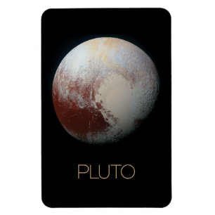 Outer Space, Galaxy, Solar System, Planet Pluto Magnet