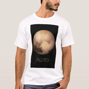 Outer Space, Galaxy, Solar System, Planet Pluto T-Shirt