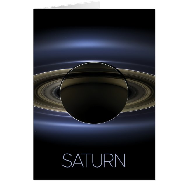 Outer Space, Galaxy, Solar System, Planet Saturn (Front)