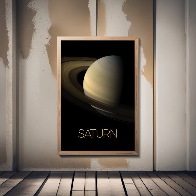 Outer Space, Galaxy, Solar System, Planet Saturn Photo Print (Creator Uploaded)