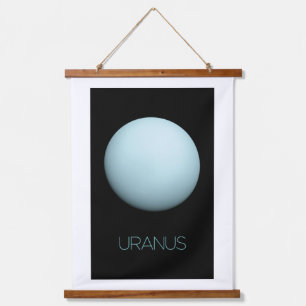 Outer Space, Galaxy, Solar System, Planet Uranus Hanging Tapestry