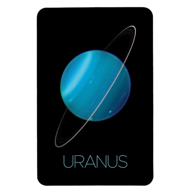 Outer Space, Galaxy, Solar System, Planet Uranus Magnet (Vertical)