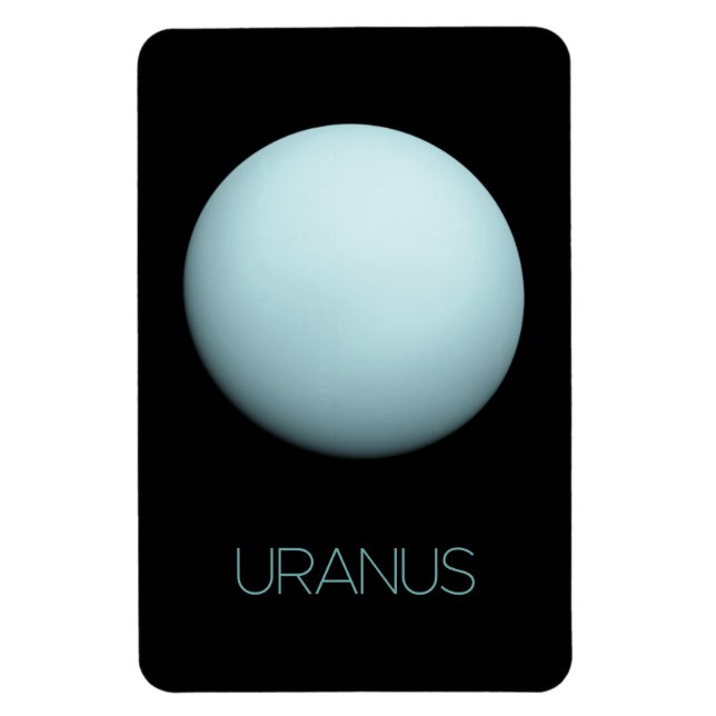 Outer Space, Galaxy, Solar System, Planet Uranus Magnet (Vertical)