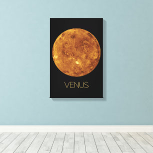 Outer Space, Galaxy, Solar System, Planet Venus Canvas Print