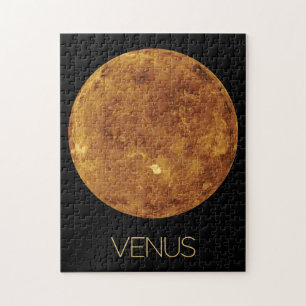 Outer Space, Galaxy, Solar System, Planet Venus Jigsaw Puzzle