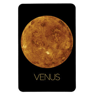 Outer Space, Galaxy, Solar System, Planet Venus Magnet