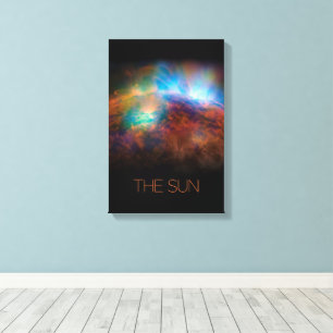 Outer Space, Galaxy, Solar System, Stars, The Sun Canvas Print