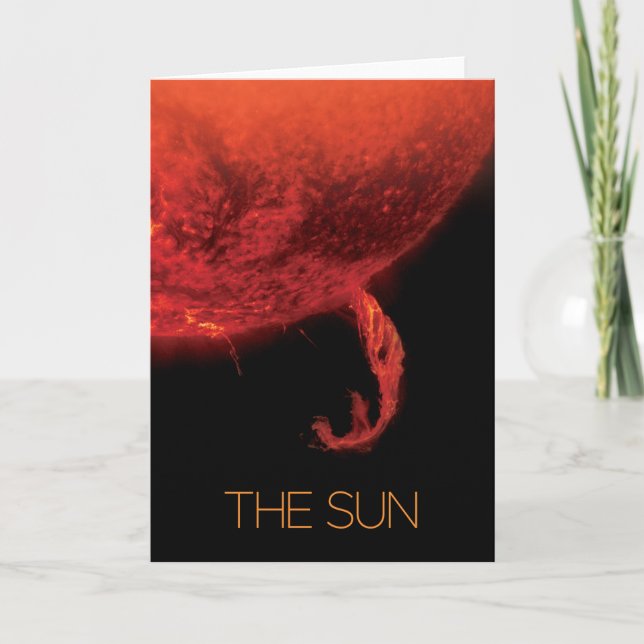 Outer Space, Galaxy, Solar System, Stars, The Sun Card (Front)