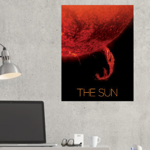 Outer Space, Galaxy, Solar System, Stars, The Sun Foil Prints