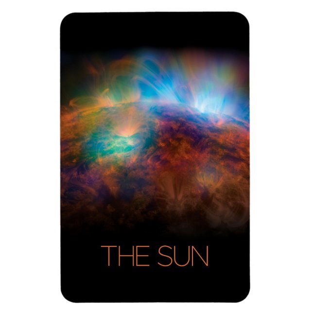Outer Space, Galaxy, Solar System, Stars, The Sun Magnet (Vertical)