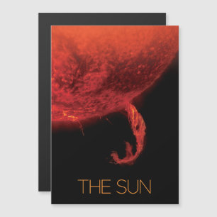 Outer Space, Galaxy, Solar System, Stars, The Sun Magnetic Invitation