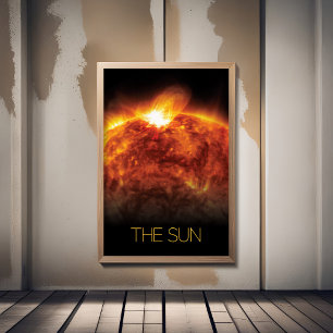 Outer Space, Galaxy, Solar System, Stars, The Sun Photo Print